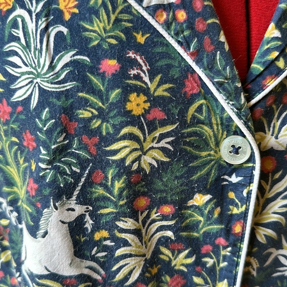 Printfresh Blue Floral Pajama Shirt - Picture 4 of 11